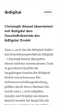 Mobile Screenshot of ibdigital.de
